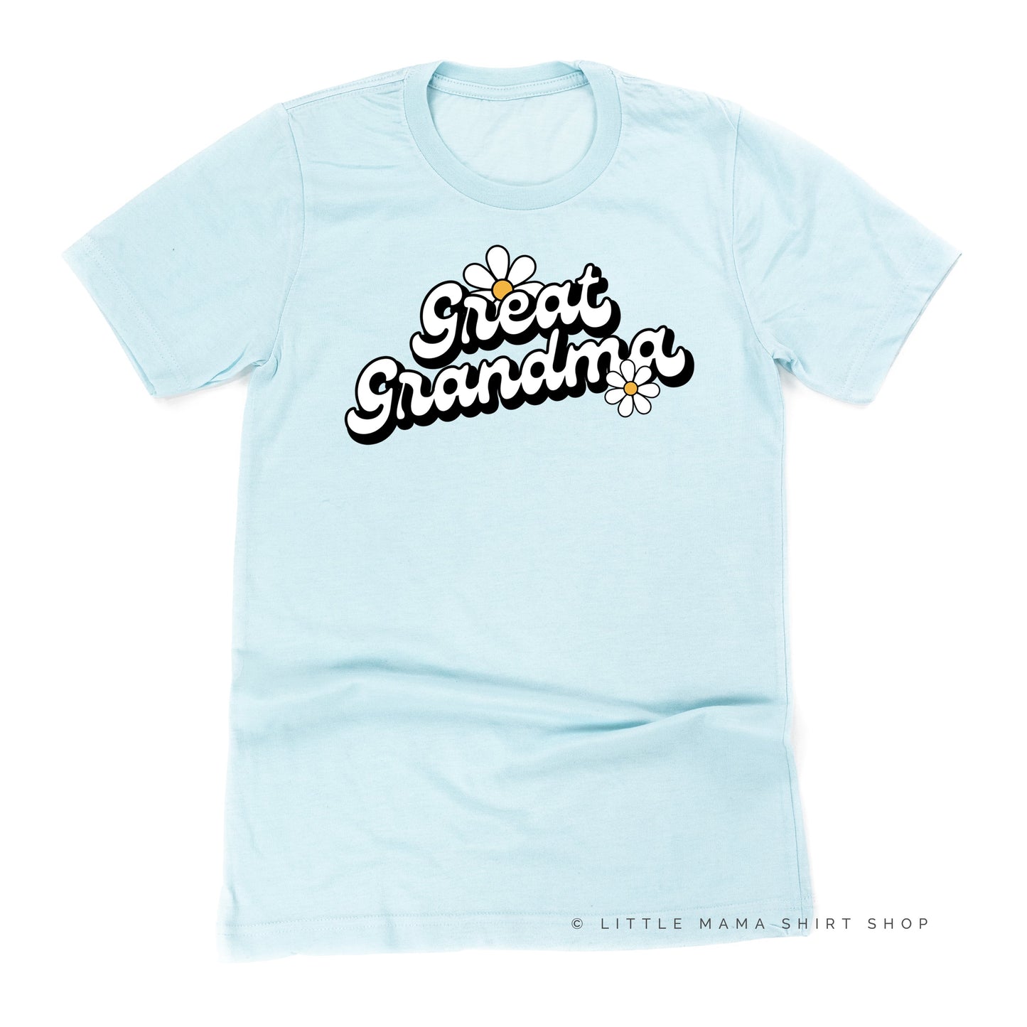 DAISY - GREAT GRANDMA - w/ Full Daisy on Back - Unisex Tee