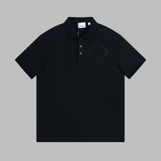 BBR embroidered logo cotton pique mesh Polo-2