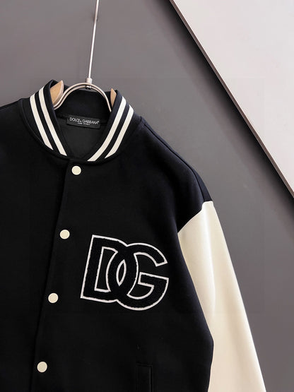 A baseball hoodie jacket.