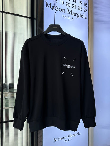 Small niche black loose hoodie