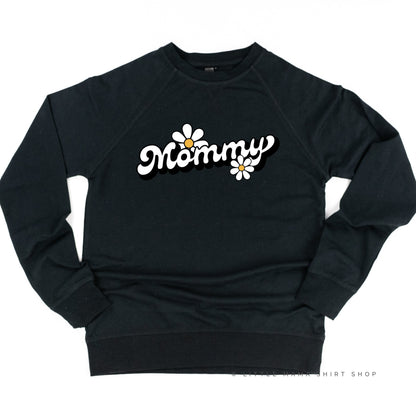 DAISY - MOMMY - w/ Full Daisy on Back - Lightweight Pullover Sweater