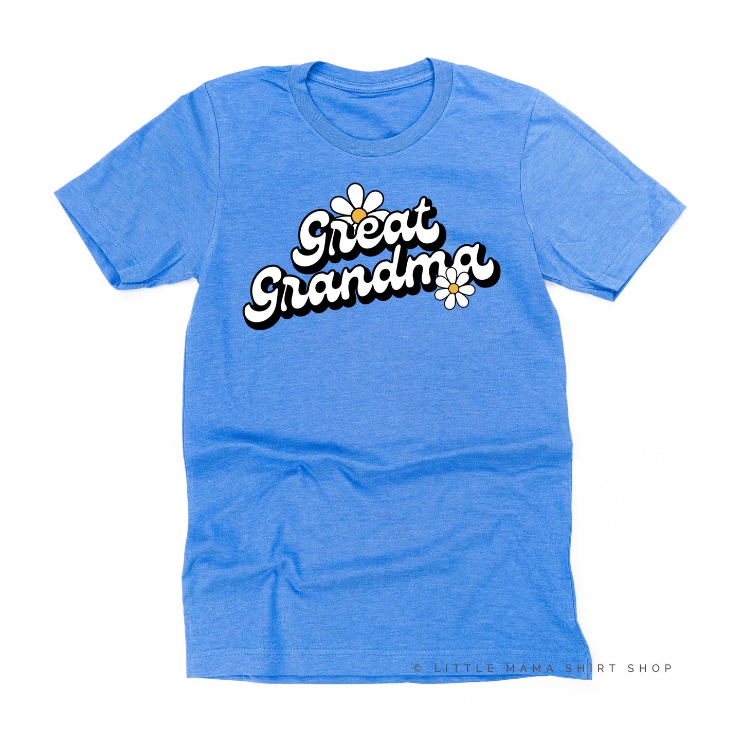 DAISY - GREAT GRANDMA - w/ Full Daisy on Back - Unisex Tee