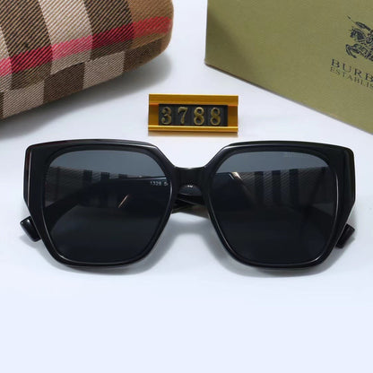 Classic Checkered Frame Sunglasses