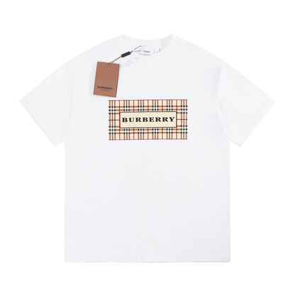 Square Plaid Printed T-Shirt