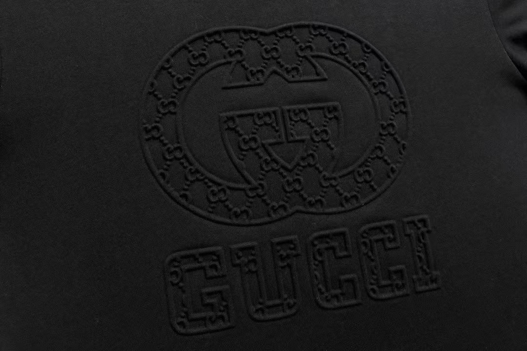 embossed logo T-shirt