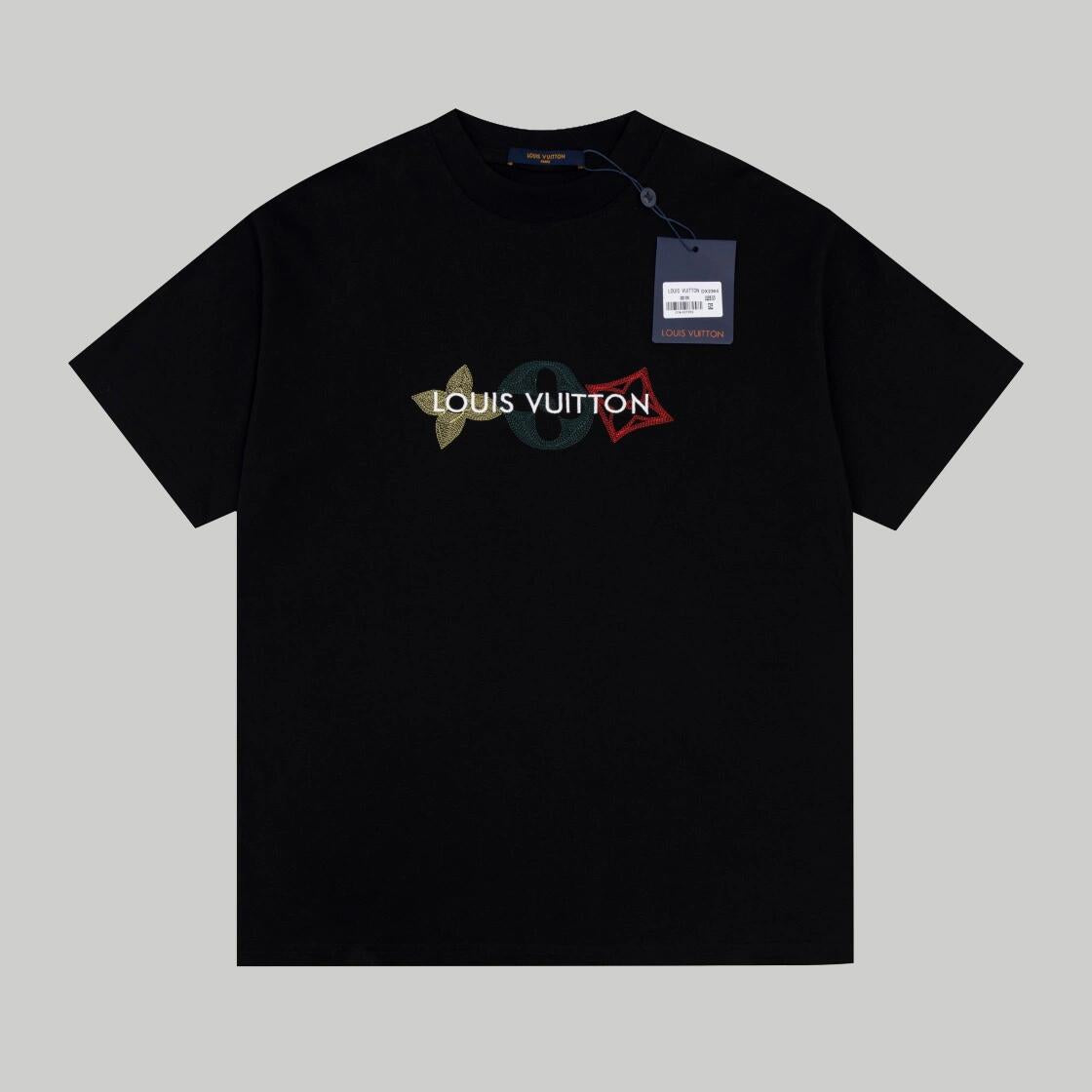 logo embroidered T-shirt