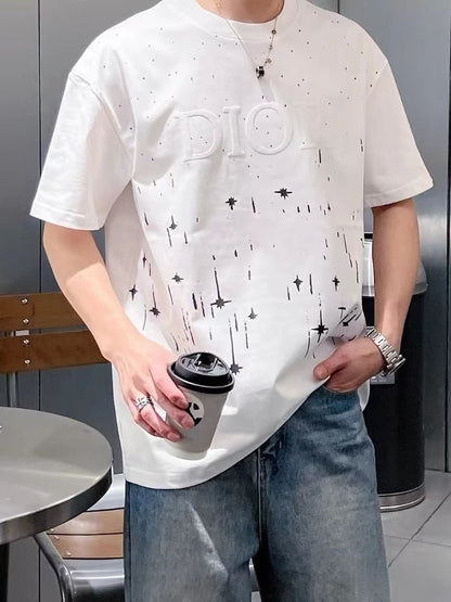 Starry sky pattern design T-shirt