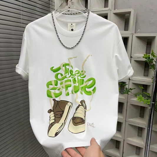 KS-Shoes Cartoon Pattern T-Shirt