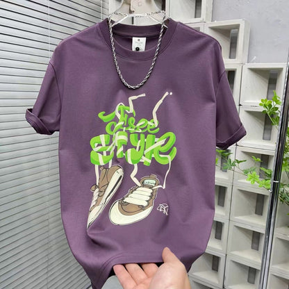 KS-Shoes Cartoon Pattern T-Shirt