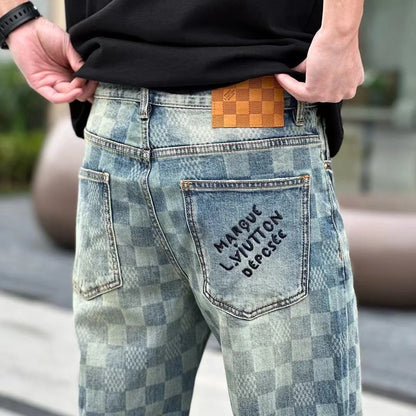 24SS printed jeans