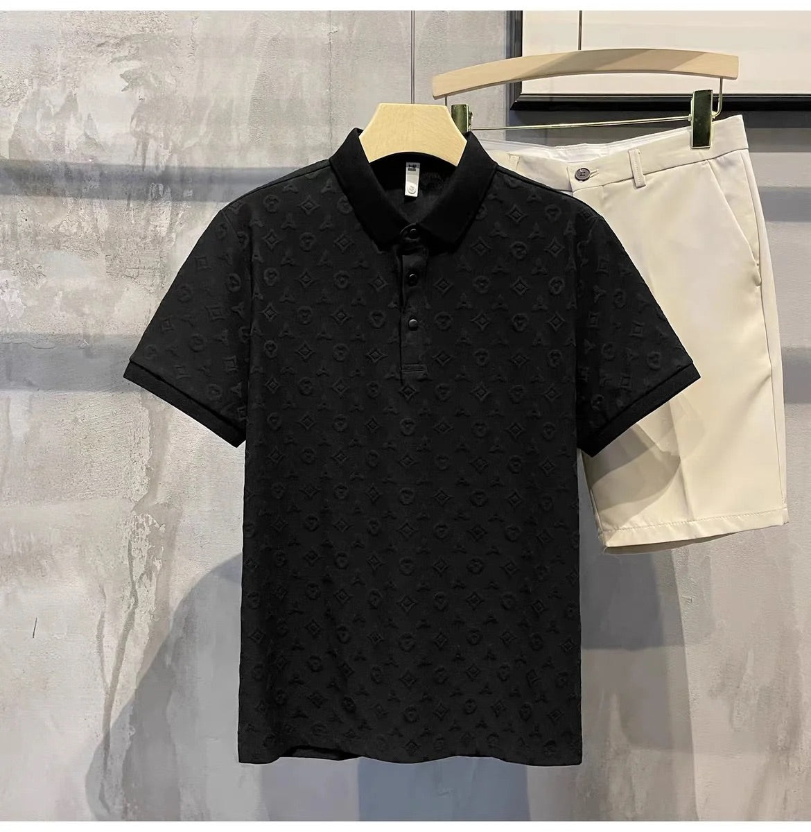 24Classic Jacquard Polo Shirt