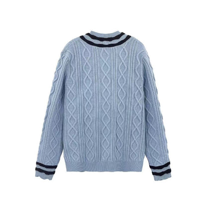 3D Window Patches Colorblock Pullover