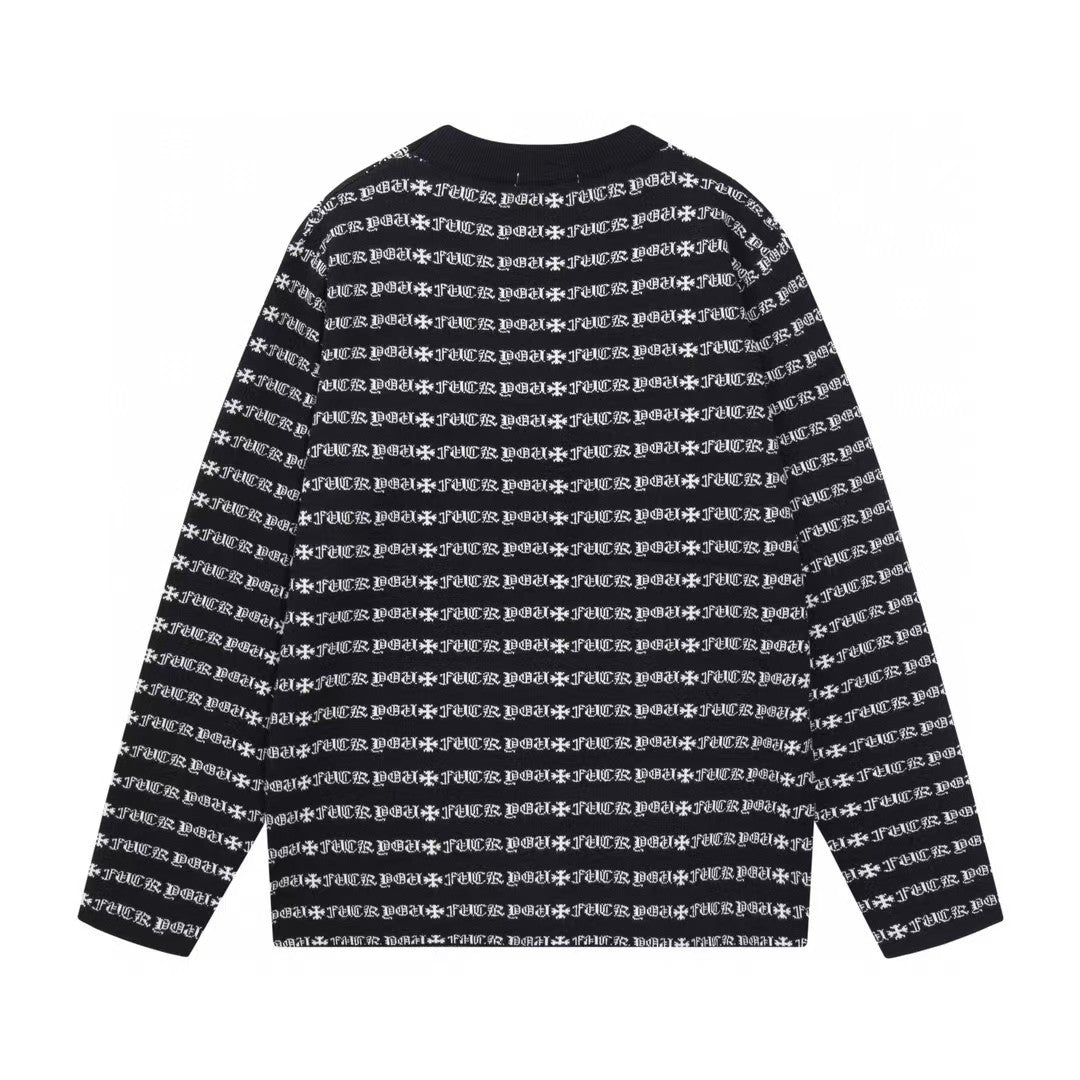 Full of printed wool sweater