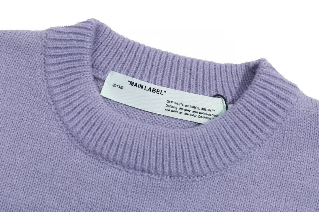 Alphabet wool sweater