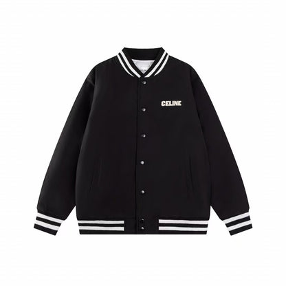 Autumn and Winter New Collection 💥 Embroidered letters logo baseball jersey cotton jacket