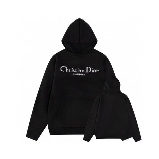 New embroidered hooded sweatshirt for winter men's wear