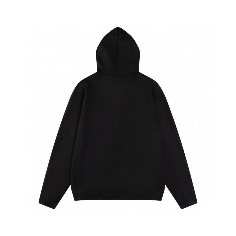 New embroidered hooded sweatshirt for winter men's wear