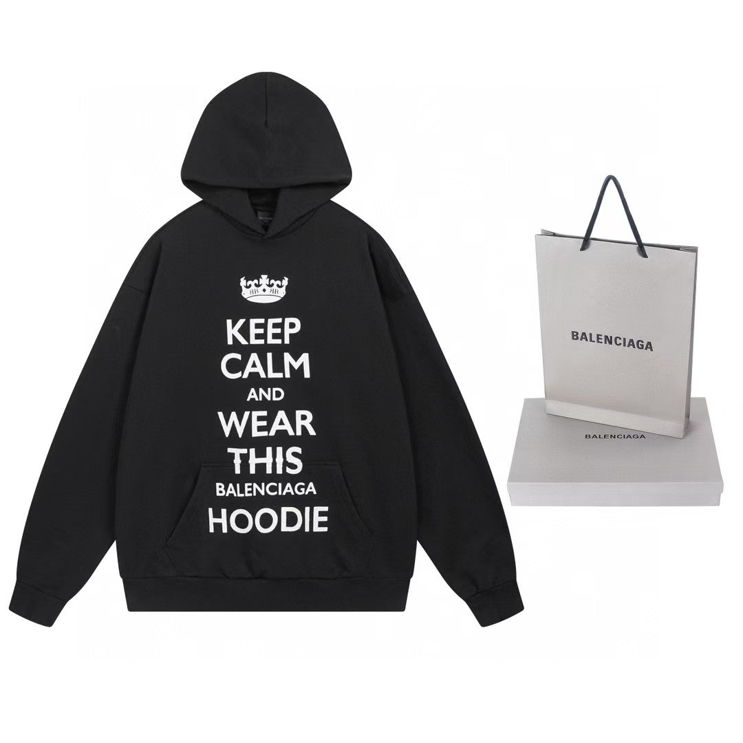 Printed hooded sweatshirt