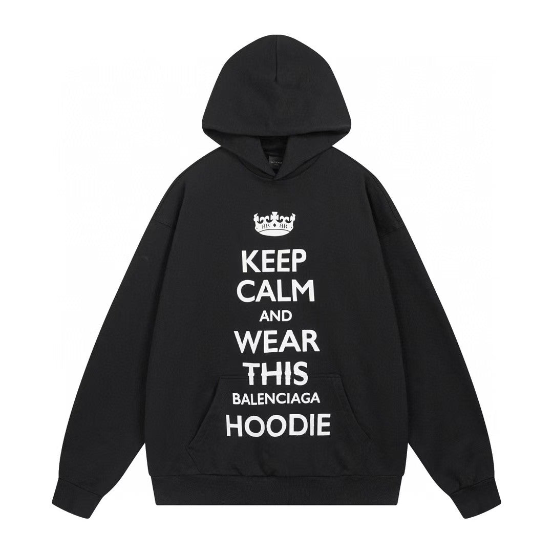 Printed hooded sweatshirt