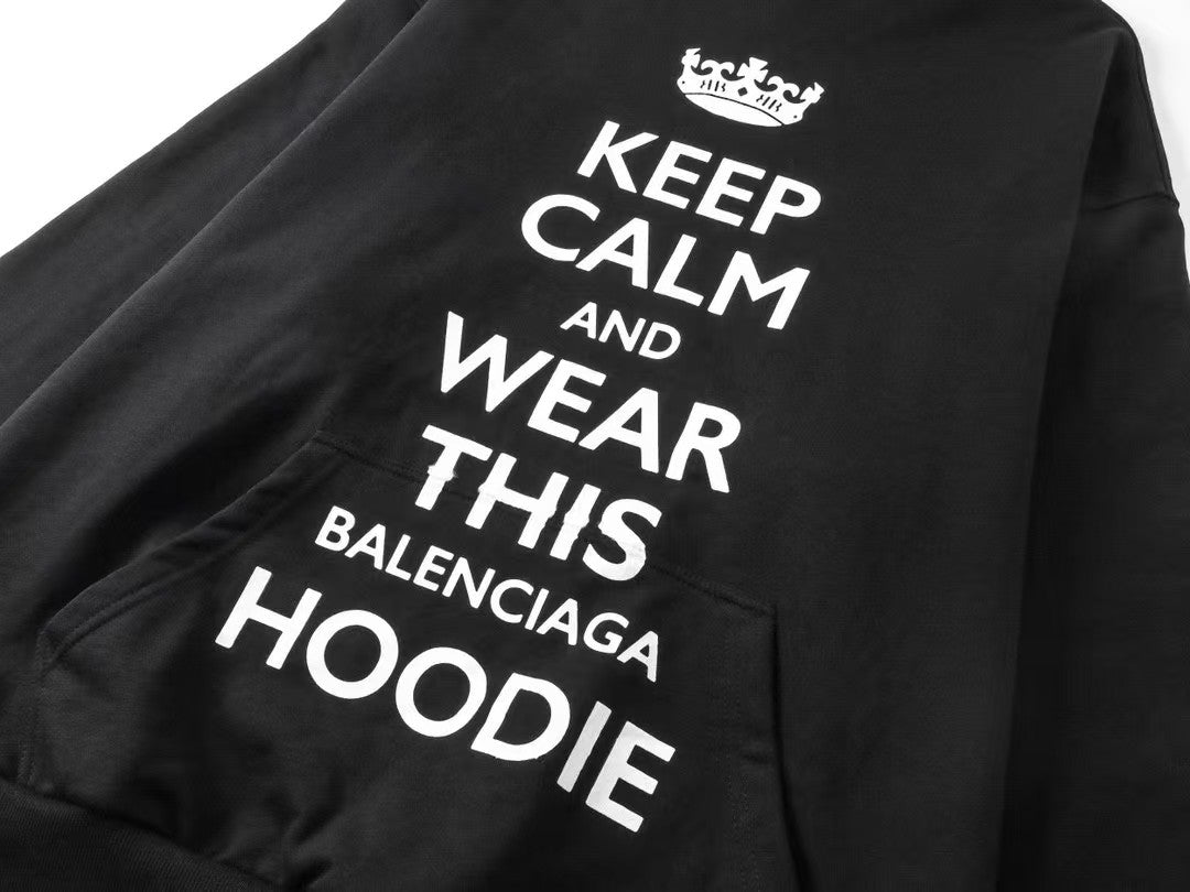 Printed hooded sweatshirt