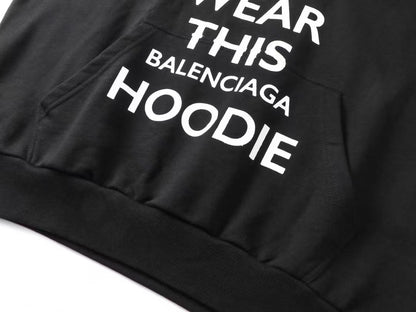 Printed hooded sweatshirt