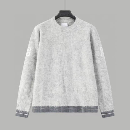 Mohair round neck sweater