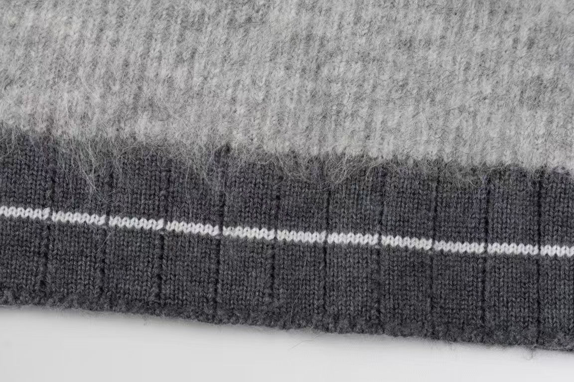 Mohair round neck sweater