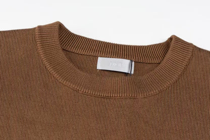 Classic letter round neck sweater