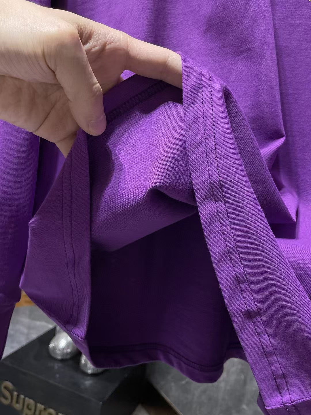 Purple long sleeved sweatshirt