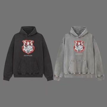 Autumn and winter clothing washing snowflake series hooded sweatshirt