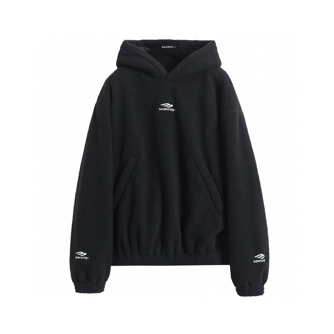 Skiing series fleece hooded cotton jacket