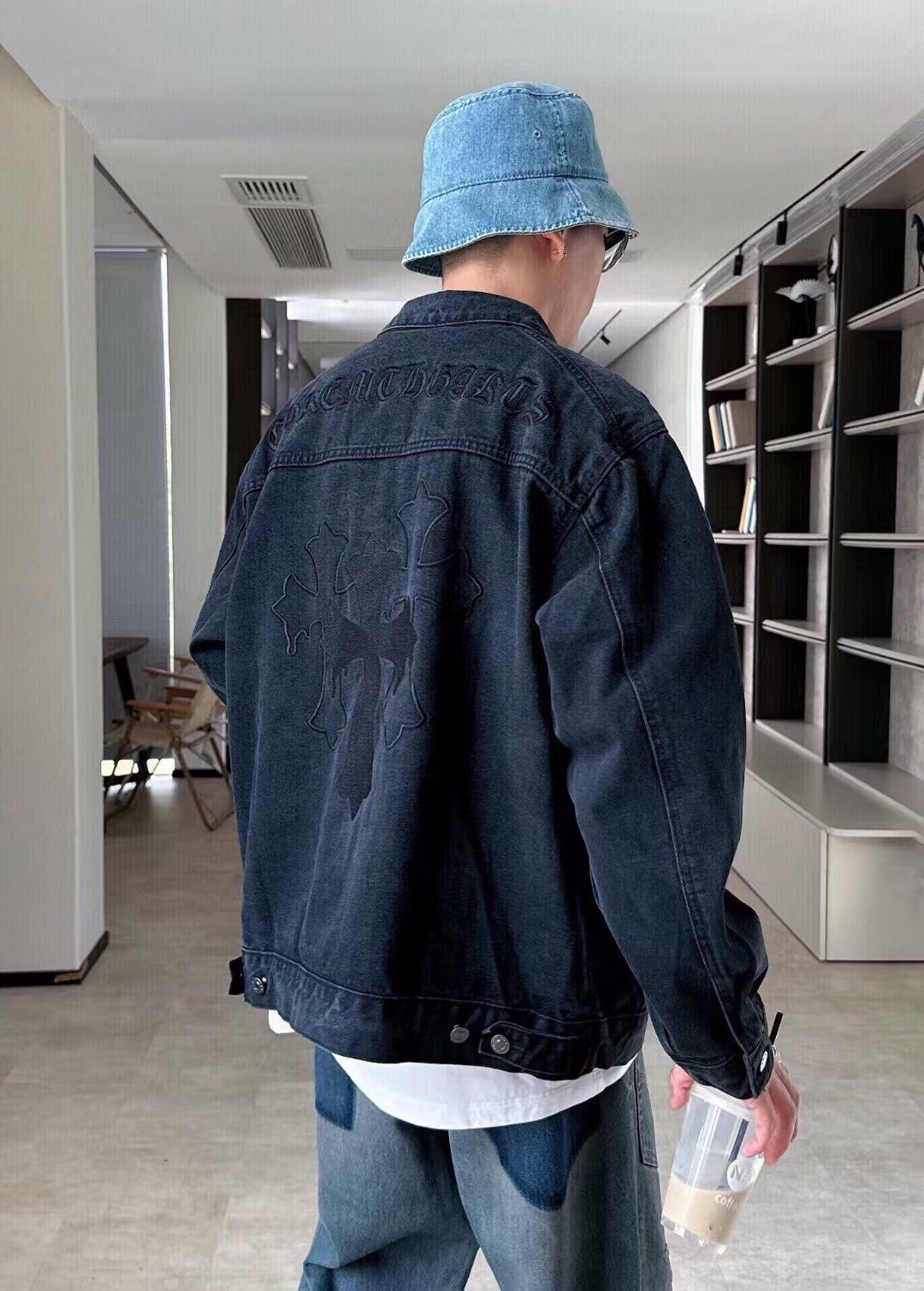 The latest washed denim jacket