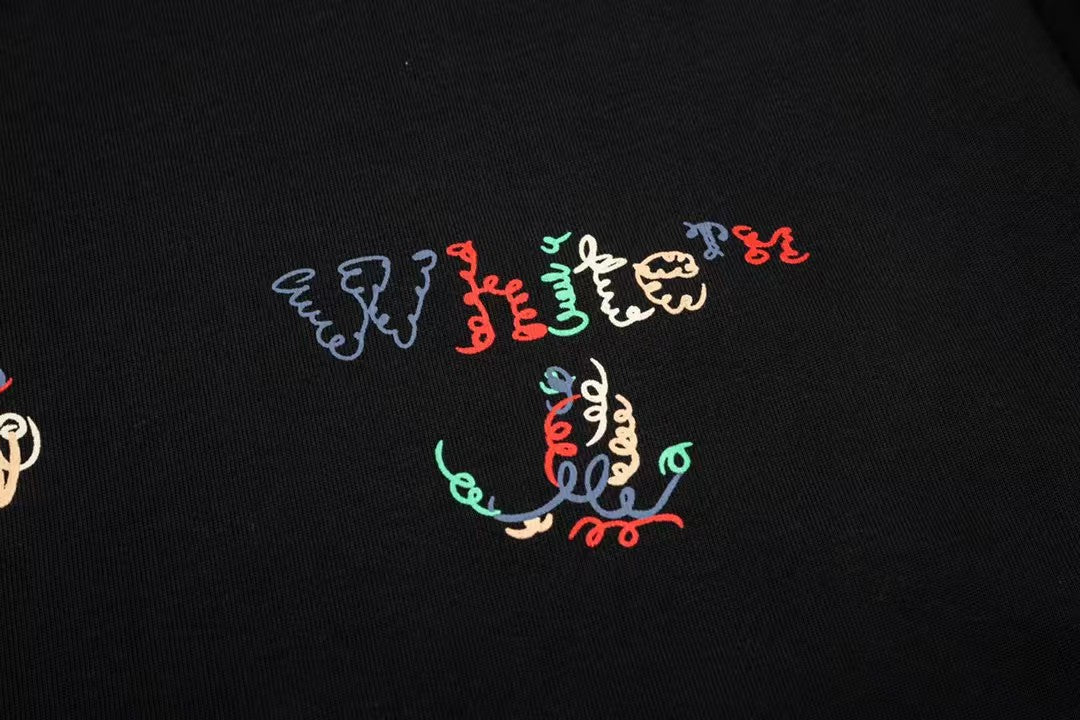 Hand drawn letter T-shirt