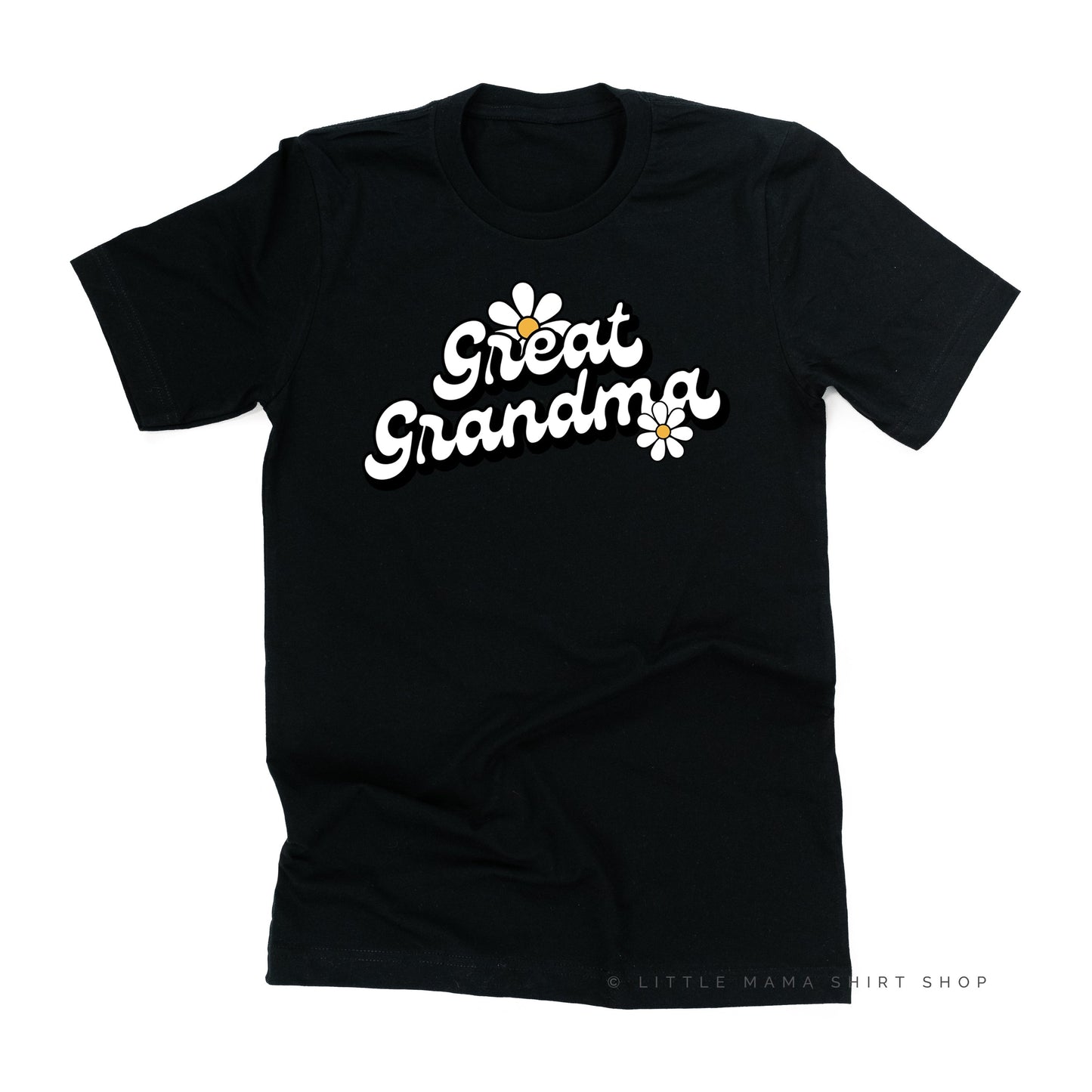 DAISY - GREAT GRANDMA - w/ Full Daisy on Back - Unisex Tee