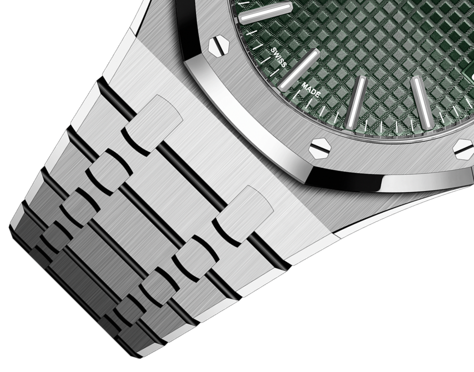 Green Dail - Stainless Steel - Automatic - 41mm