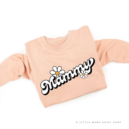 DAISY - MAMMY - w/ Full Daisy on Back - Lightweight Pullover Sweater