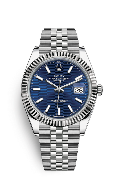 Blue Wave Dial -904L Steel - 41mm