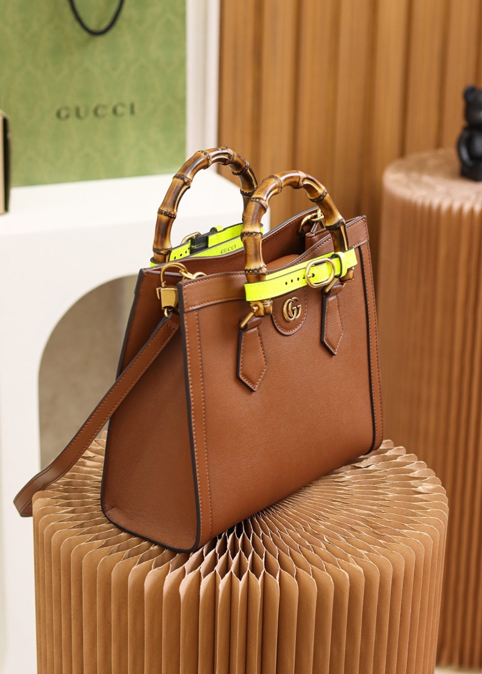 Diana small tote bag cuir leather