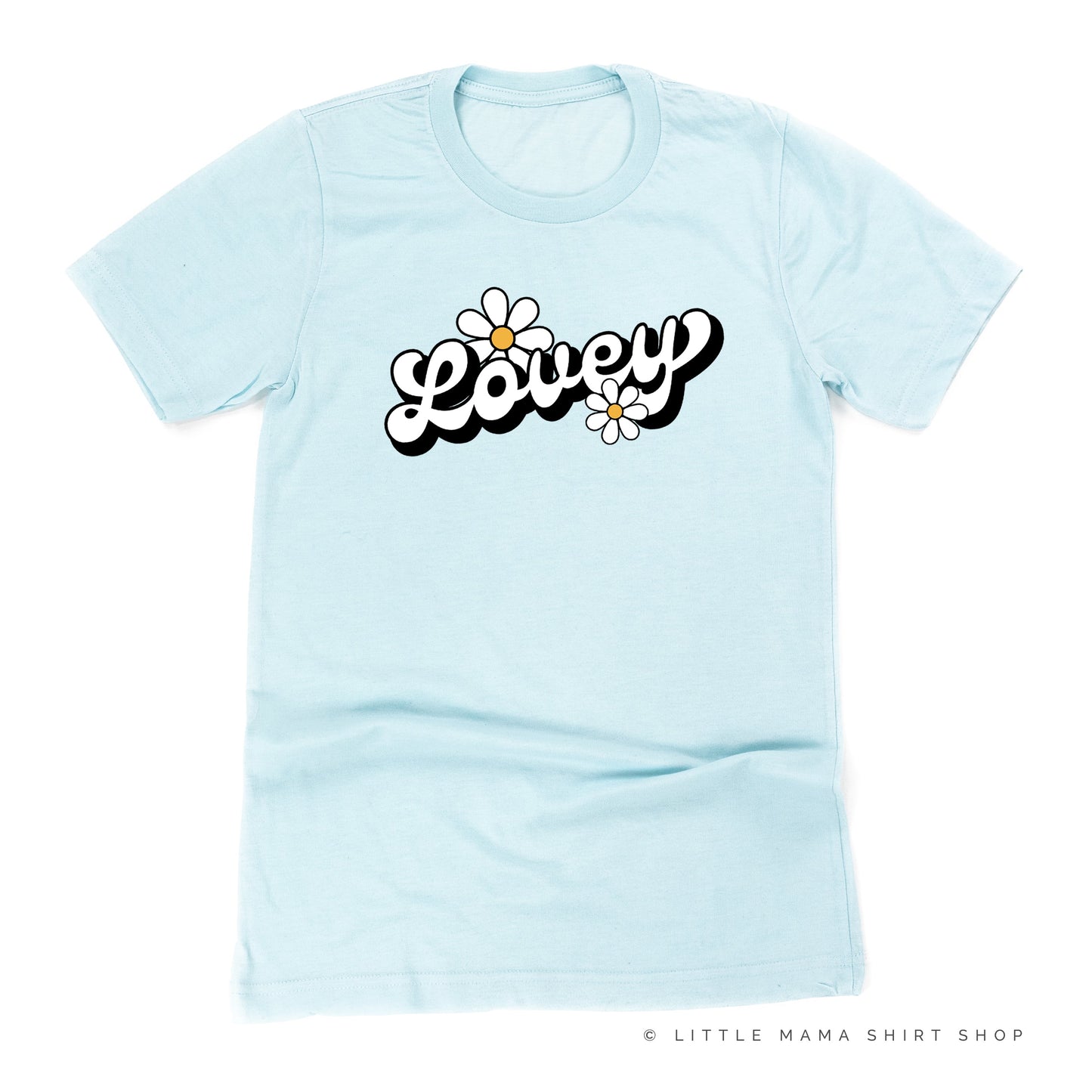 DAISY - LOVEY - w/ Full Daisy on Back - Unisex Tee