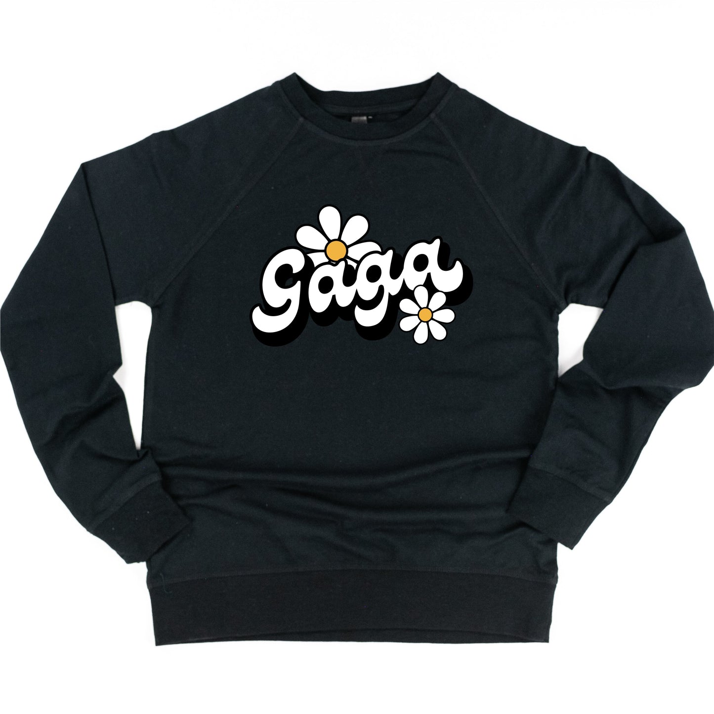 DAISY - GAGA - w/ Full Daisy on Back - Lightweight Pullover Sweater