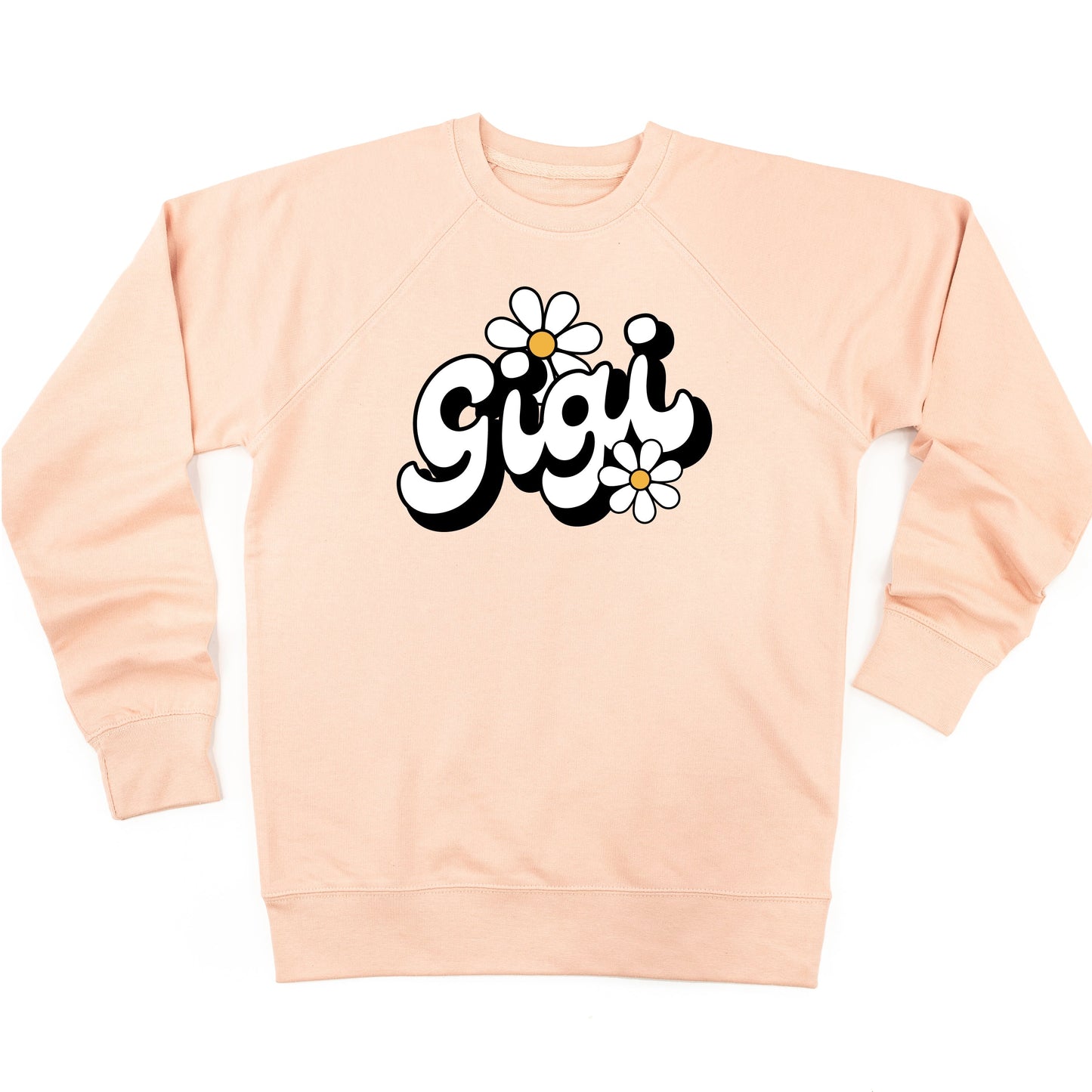 DAISY - GIGI - w/ Full Daisy on Back - Lightweight Pullover Sweater