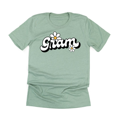 DAISY - GRAM - w/ Full Daisy on Back - Unisex Tee