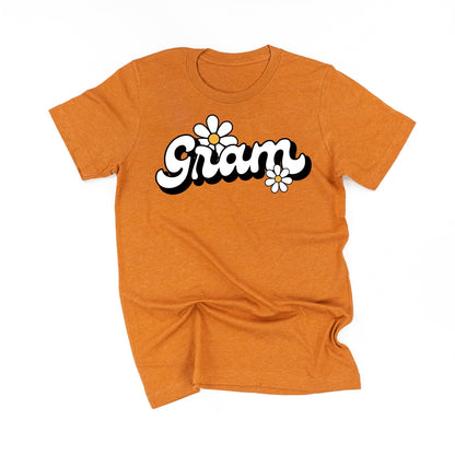 DAISY - GRAM - w/ Full Daisy on Back - Unisex Tee