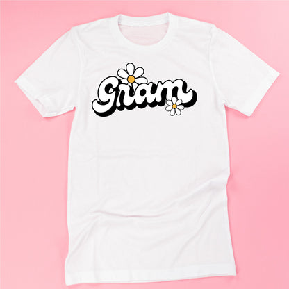 DAISY - GRAM - w/ Full Daisy on Back - Unisex Tee