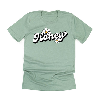 DAISY - HONEY - w/ Full Daisy on Back - Unisex Tee