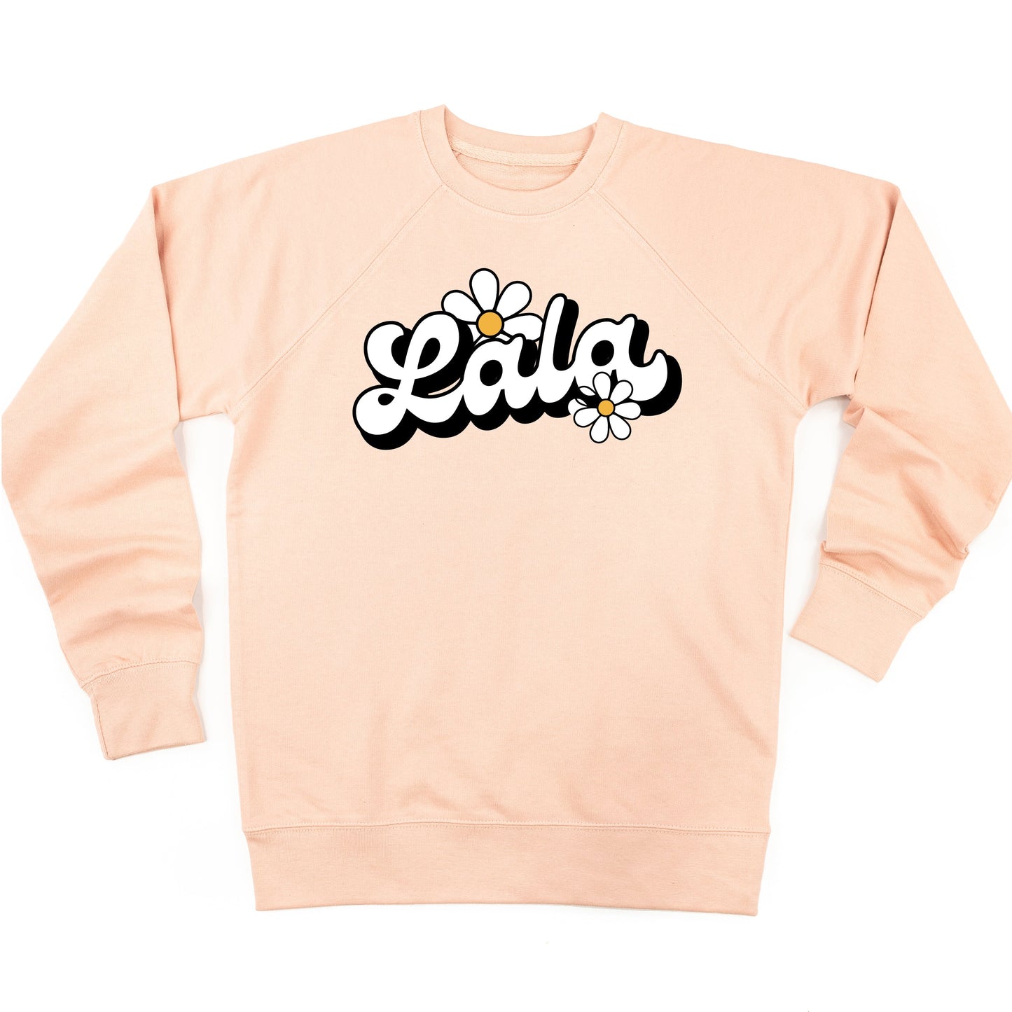 DAISY - LALA - w/ Full Daisy on Back - Lightweight Pullover Sweater