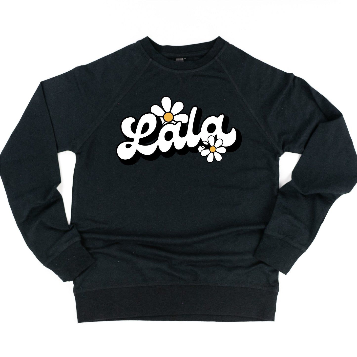 DAISY - LALA - w/ Full Daisy on Back - Lightweight Pullover Sweater