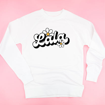 DAISY - LALA - w/ Full Daisy on Back - Lightweight Pullover Sweater