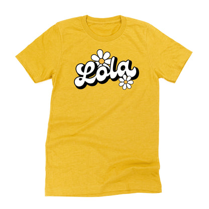 DAISY - LOLA - w/ Full Daisy on Back - Unisex Tee