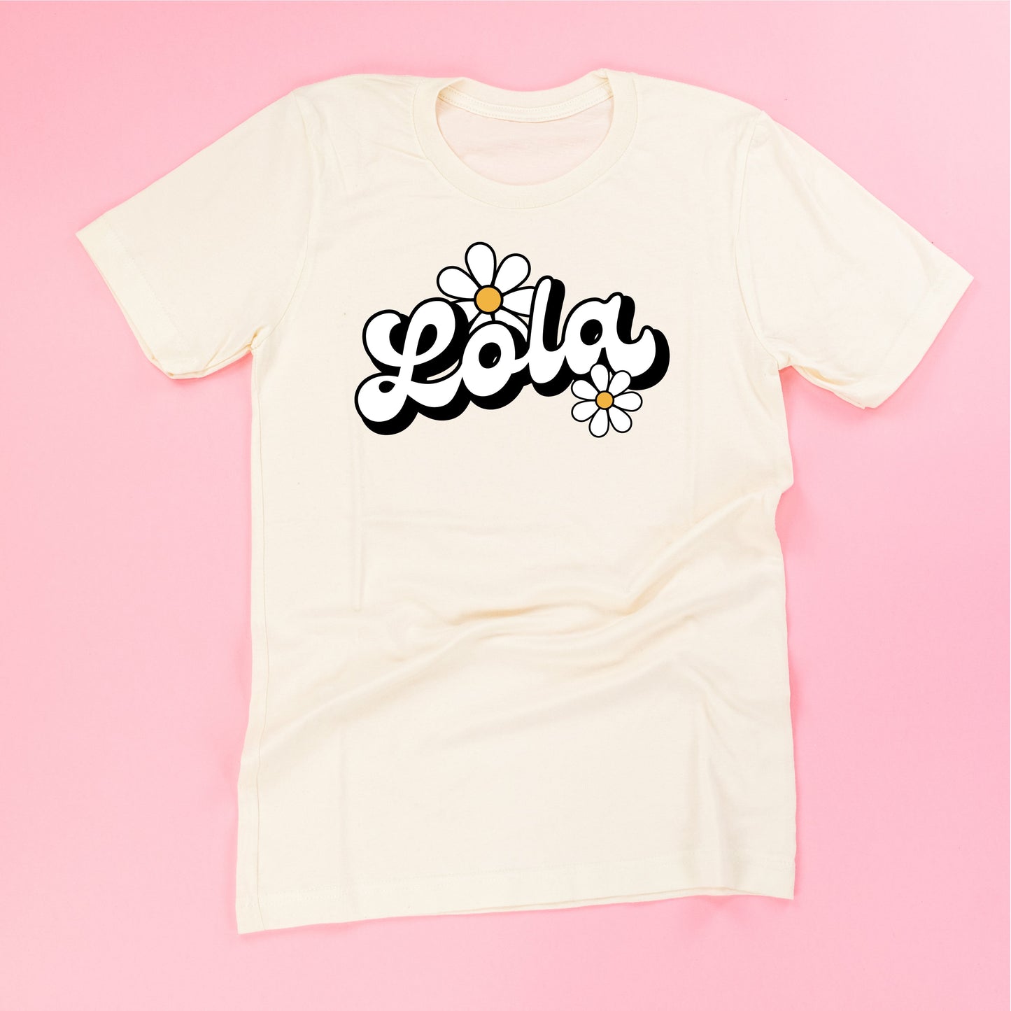 DAISY - LOLA - w/ Full Daisy on Back - Unisex Tee